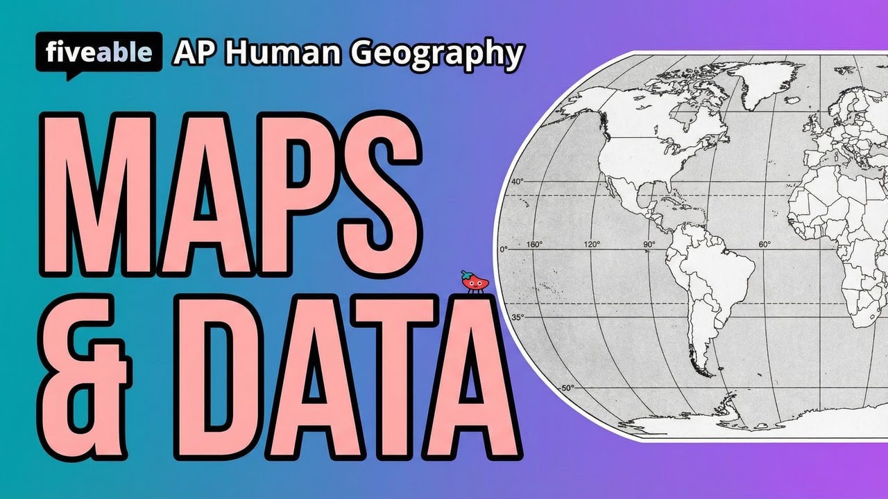 AP Human Geography CRAM – Units 1-2: Maps & Data