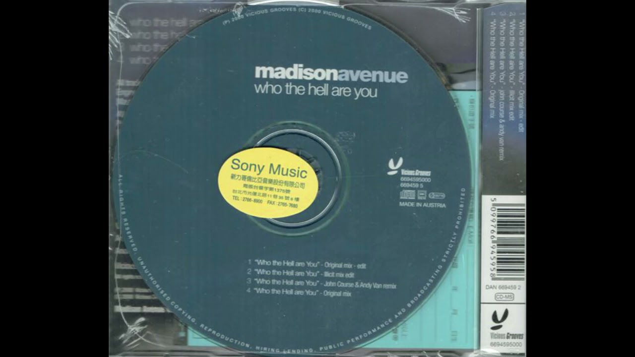 MADISON AVENUE - "Who The Hell Are You" (Illicit Mix Edit) [2000]