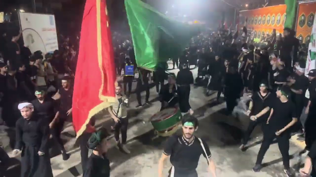 أكبر موكب في النهروان. موكب قمر بني هاشم عليه السلام اهالي النهروان 1445ه‍ــ