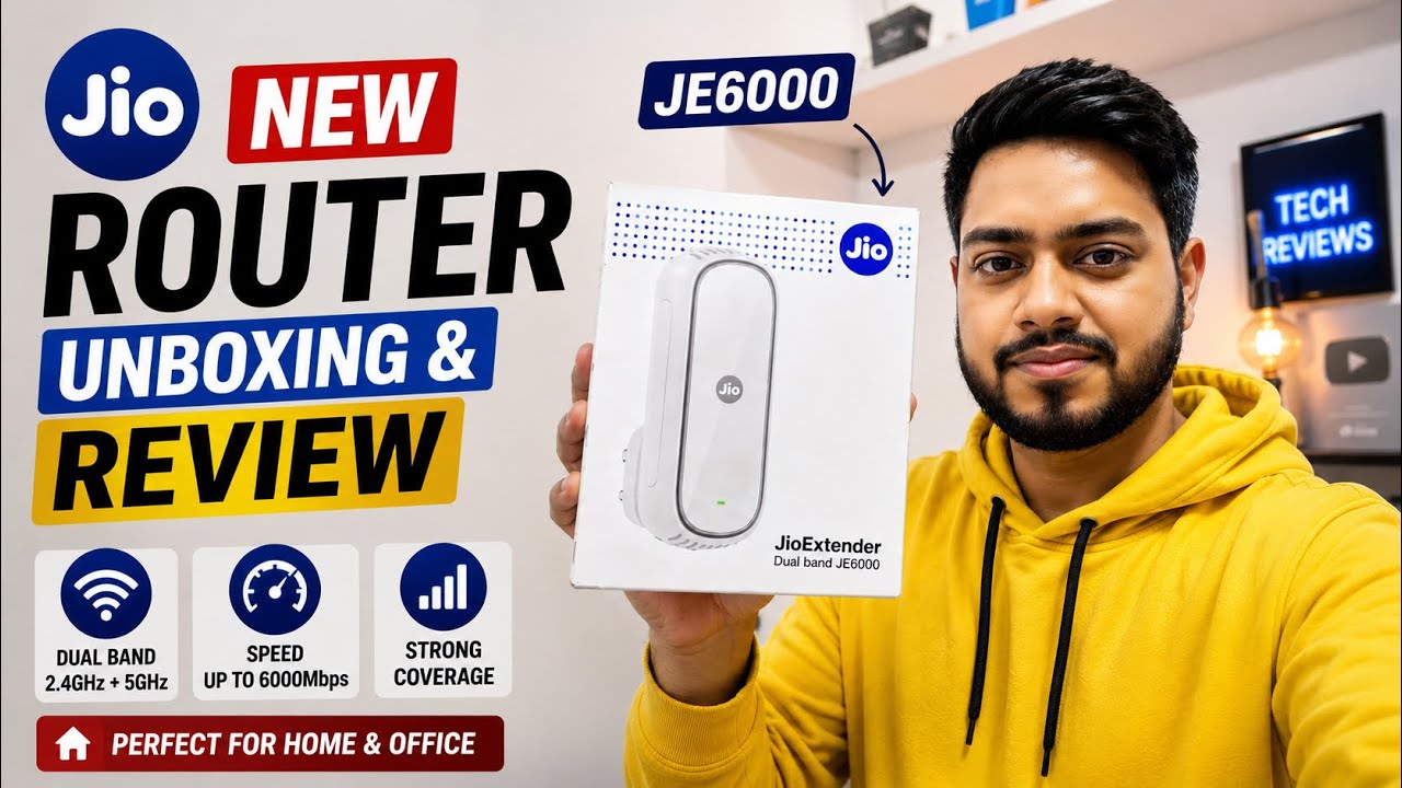 JioExtender JE6000 new Wifi router Unboxing & review | How to setup Jioextender Je6000 