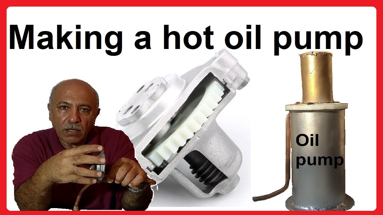 Hot oil pump manufacturing method.This oil pump is low consumption and has a long life.