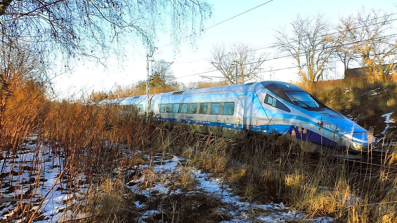 Objazdowe "Krakowskie" Pendolino w Dąbrowie Górniczej