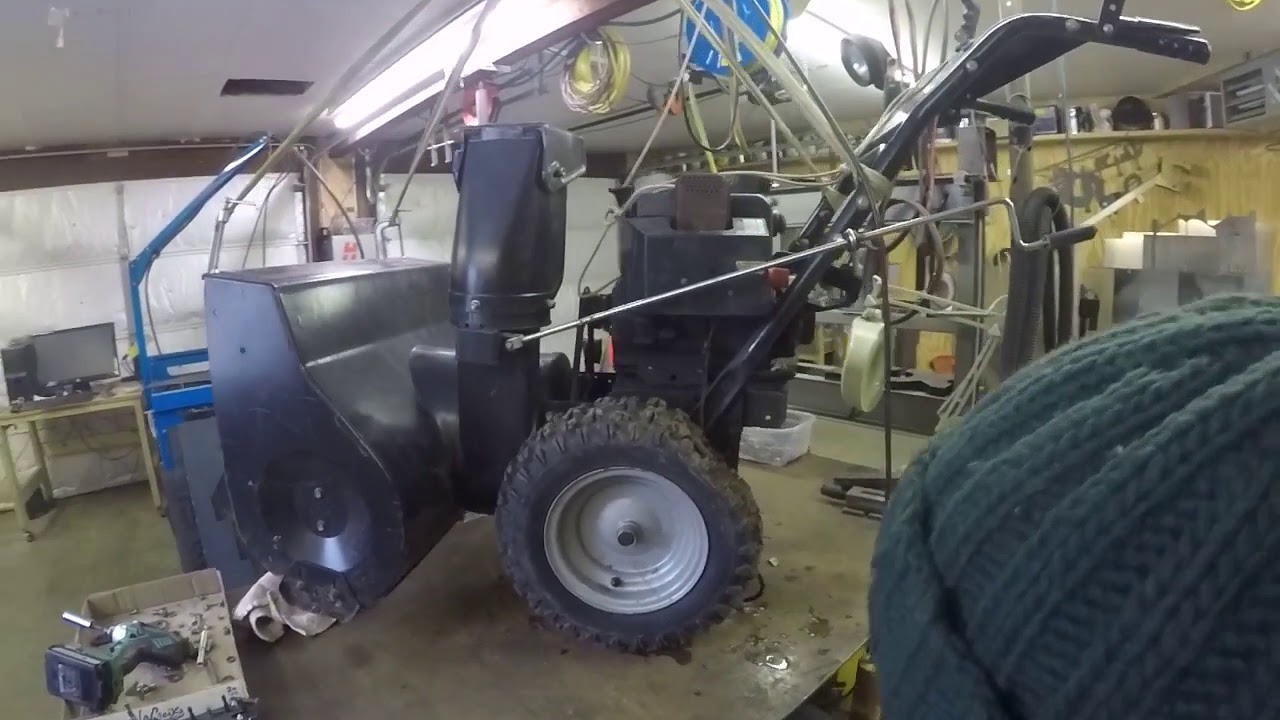 wheelchair snow blower build pt1