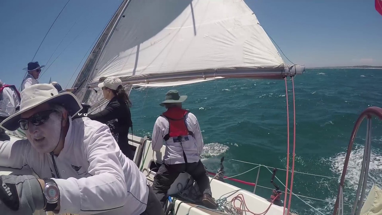 Racing a Beneteau First 35 in the 