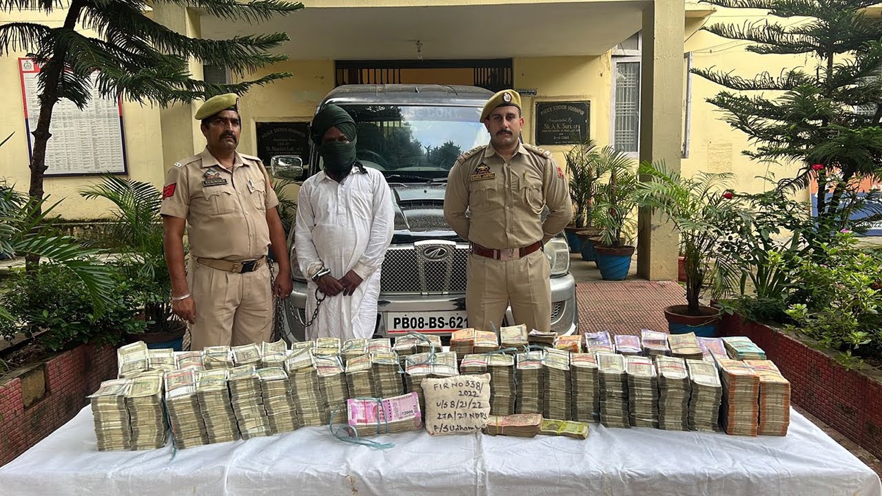 Udhampur: About Rs 2 Crore Cash, 250 gm Heroine Seized;  One Accused Dies While Try To Flee