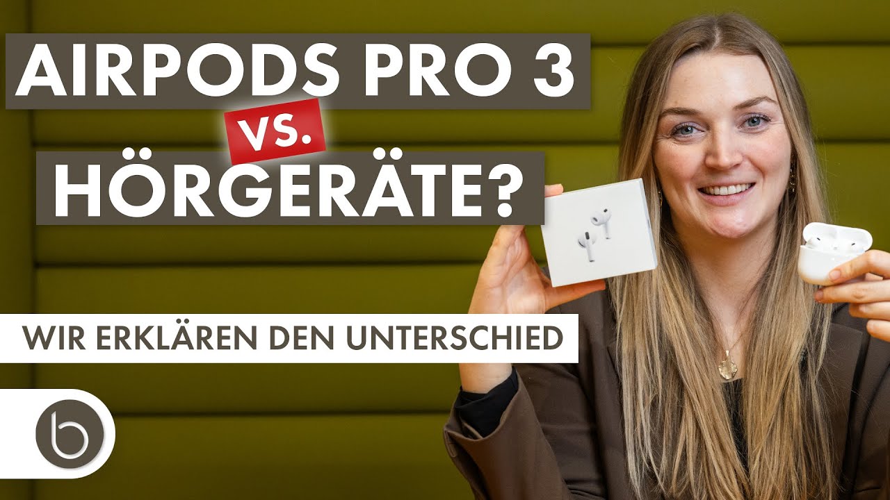 AirPods Pro 3 vs. Hörgeräte – Können die AirPods echte Hörgeräte ersetzen?