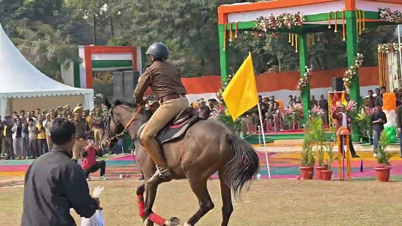 26 January horse riding by horse police in police line 