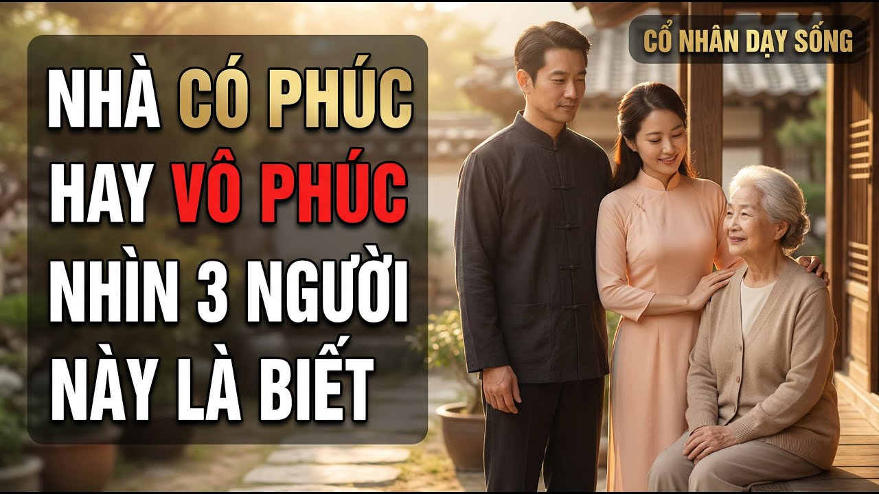Nhà Có Phúc Hay Vô Phúc Chỉ Cần Nhìn 3 Người Này Là Biết