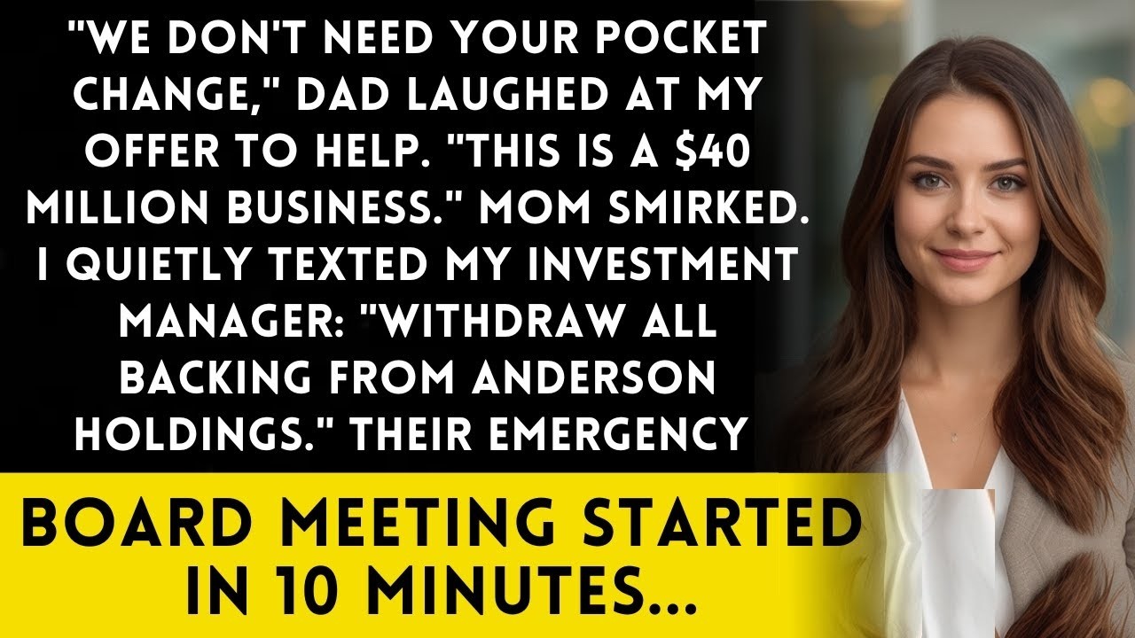 Family Rejected My $300K Investment Offer   They Didn't Know I Control Their Funding