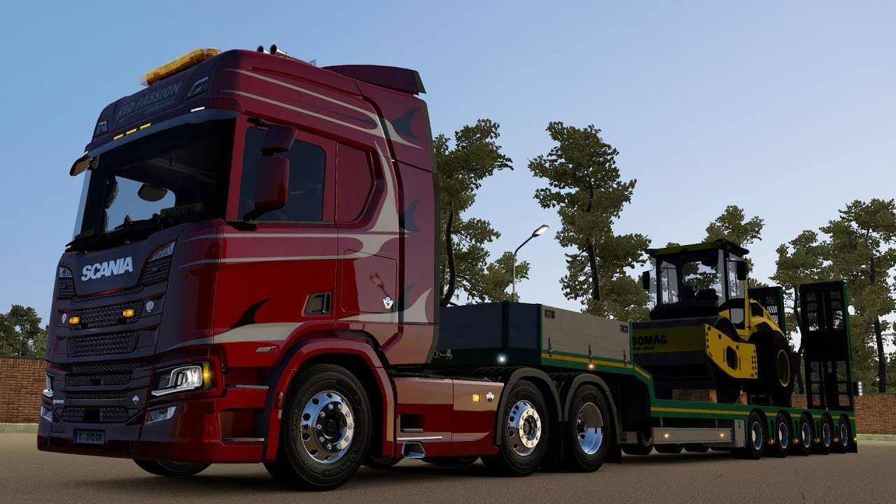 ETS2 1.35 ProMods RusMap Volga Map Scania R520 Lublin - Tolyatti Part 3/4