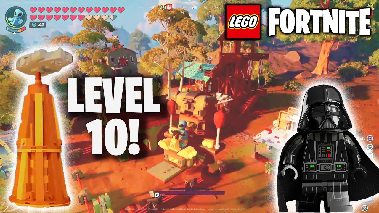 ДЕРЕВНЯ ПОВСТАНЦЕВ до 10-го уровня в LEGO Fortnite! Полное прохождение с советами и секретами! 