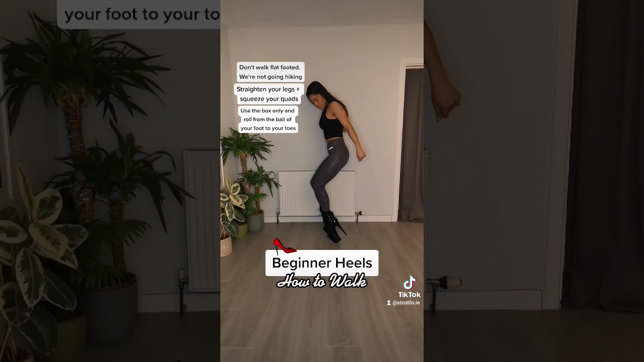 Heels Tutorial for Beginners 👠 How to confidently walk in #heels #beginner #poledance #walkinheels