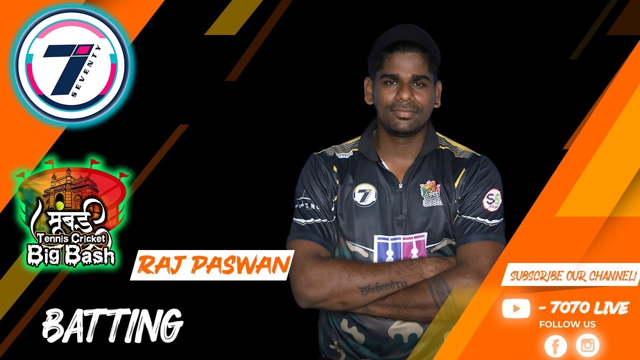 RAJ PASWAN FROM KOLKATA |  BATTING | MUMBAI BIG BASH