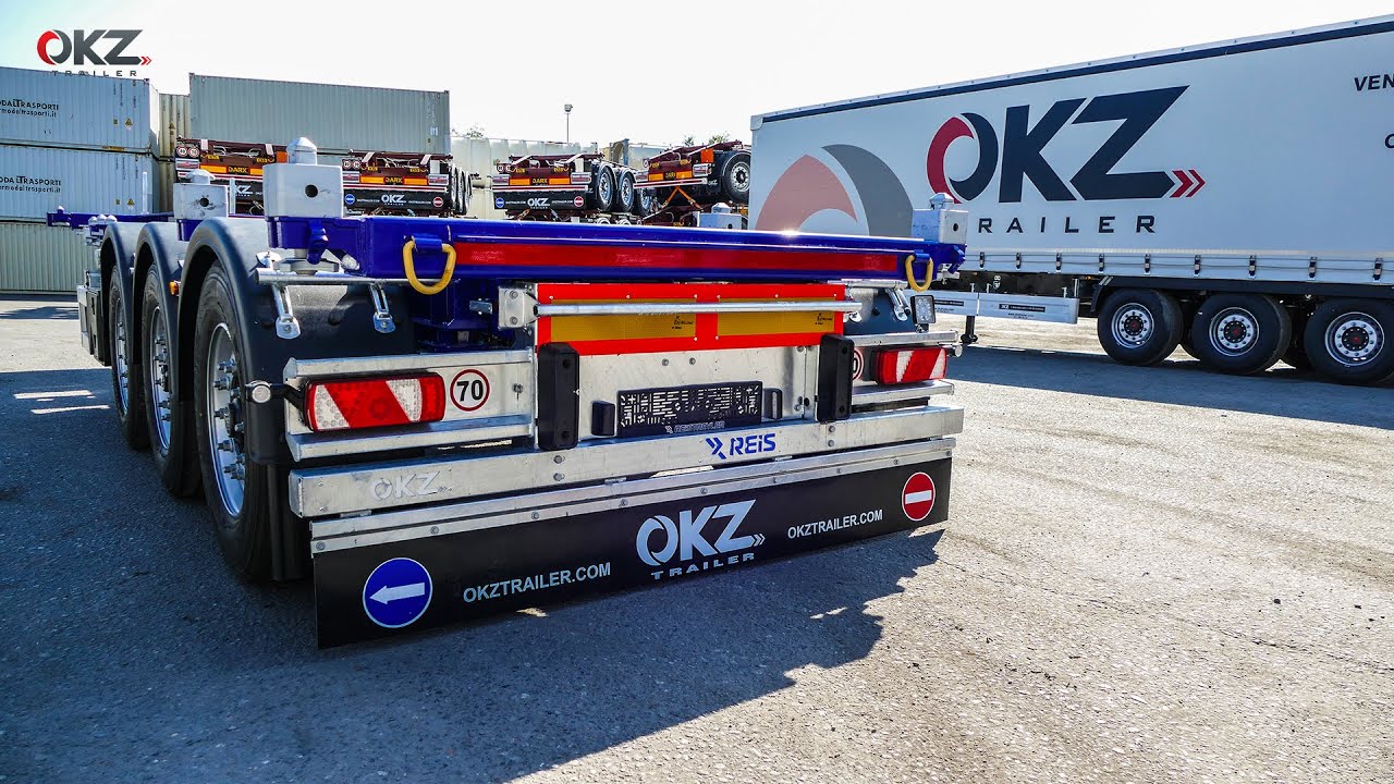OKZ TRAILER - semirimorchio portacontainer allungabile REIS