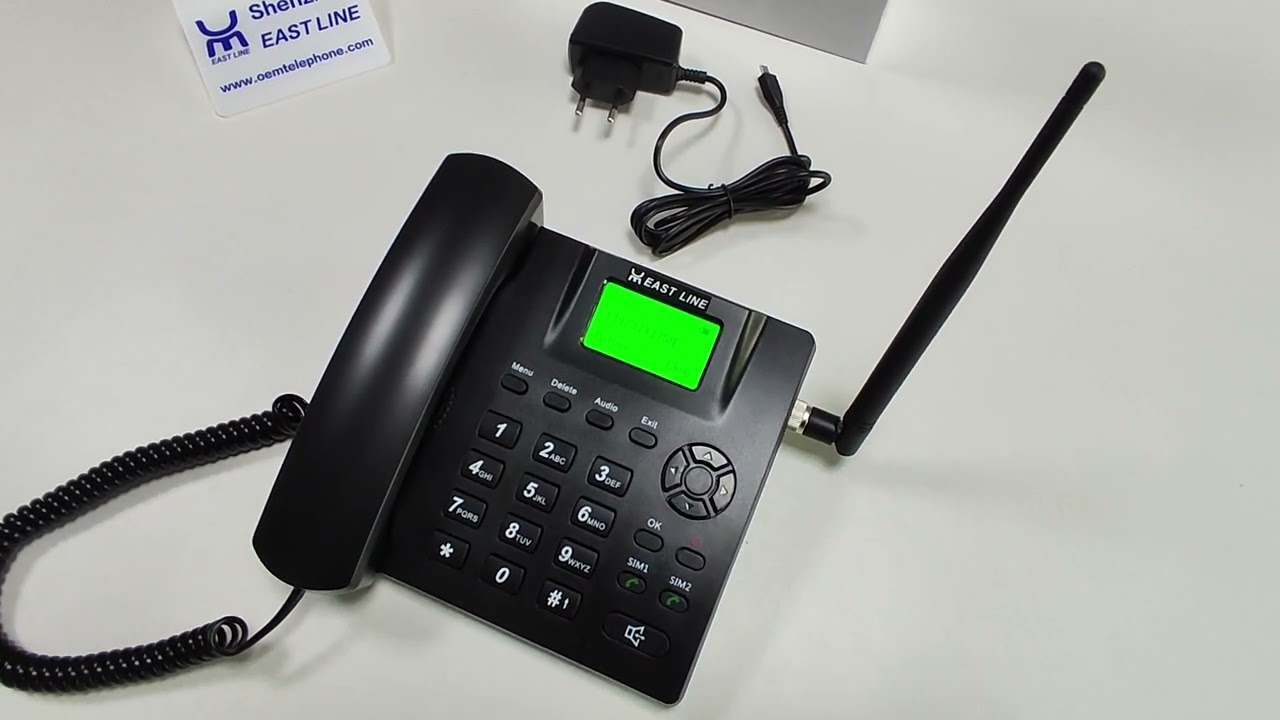 Big Button Wireless 4G Dual SIM Desk Phone