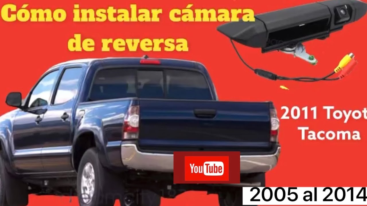 Cómo instalar una cámara de reversa tipo original 2011 Toyota Tacoma