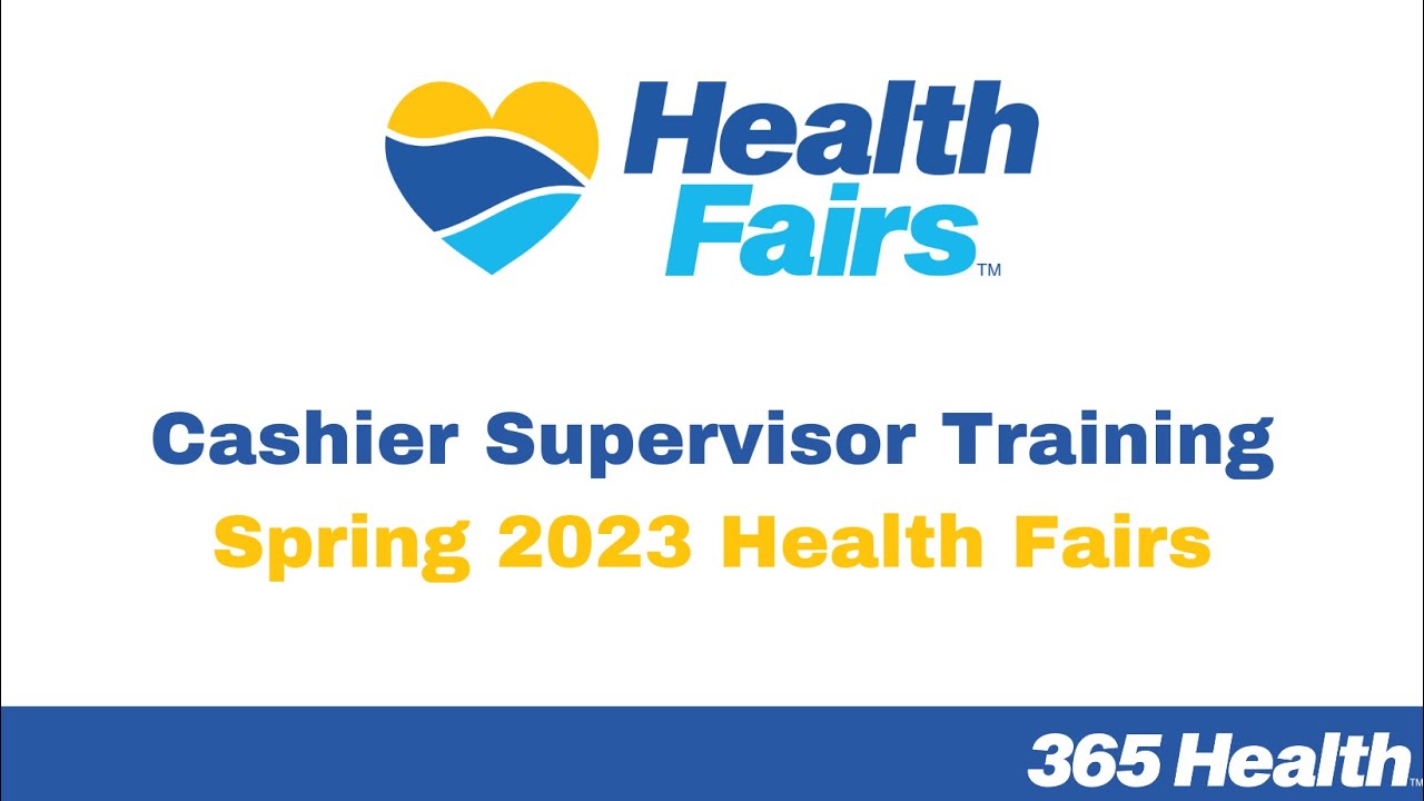 Cashier Supervisor Training Webinar