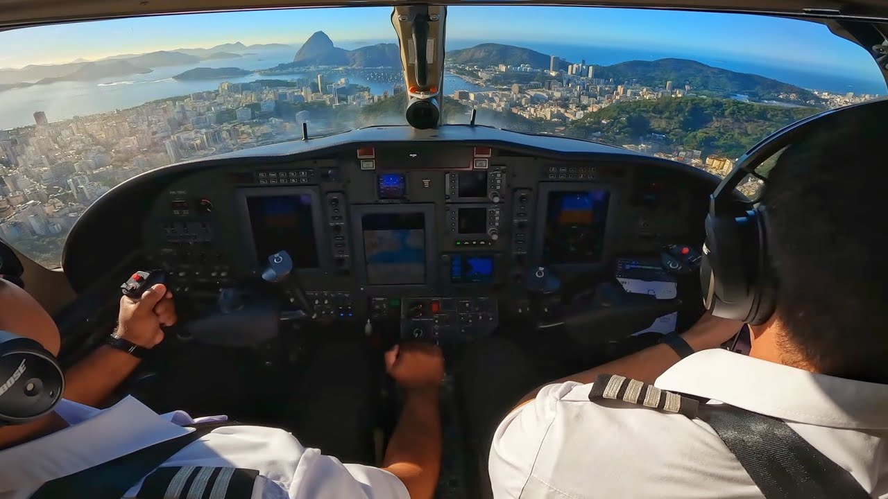 Esse pouso no Rio de Janeiro 02R é simplesmente surreal 