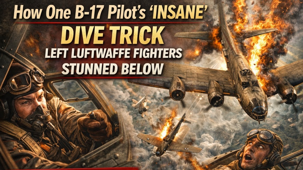 How One B-17 Pilot's 'INSANE' Dive Trick Left Luftwaffe Fighters Stunned Below