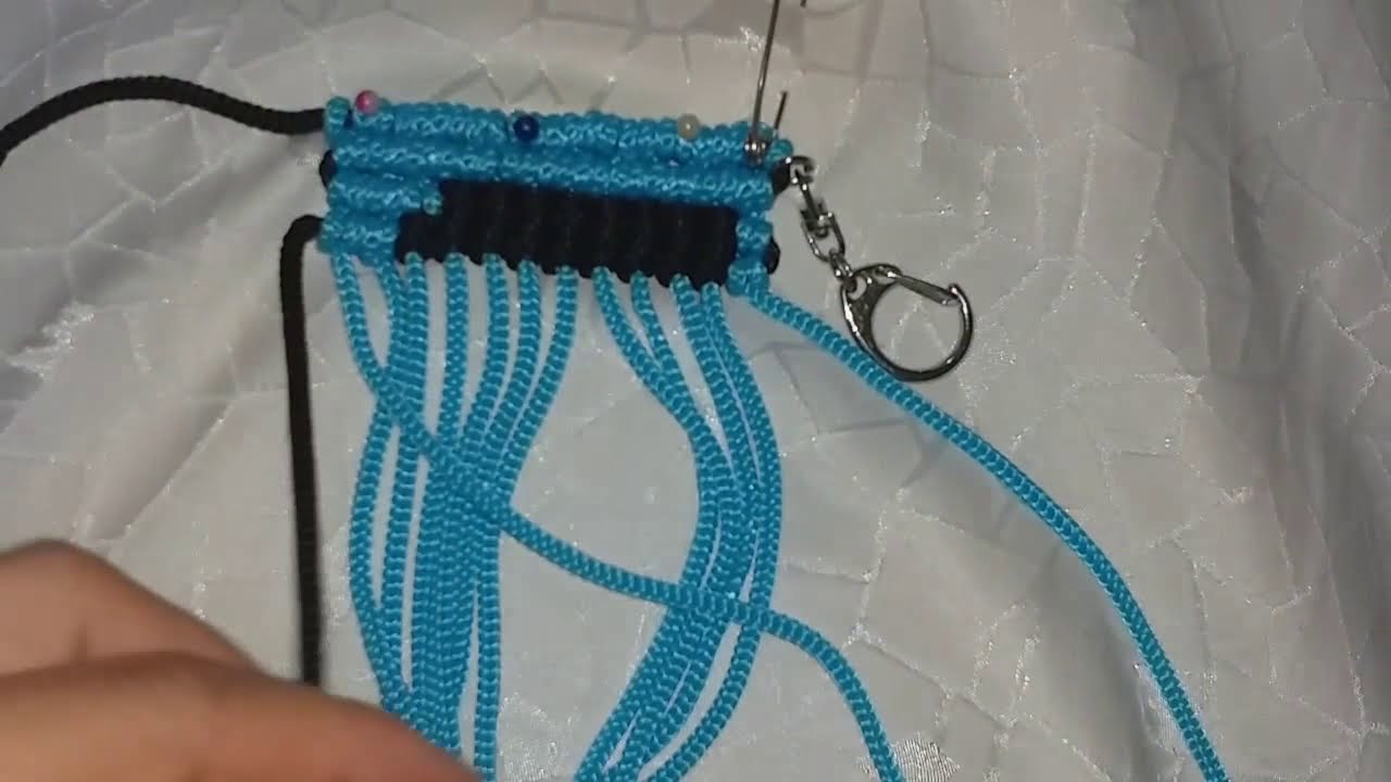 DIY ganci huruf /easy way to make macrame with alphabet  tutorial  keychain