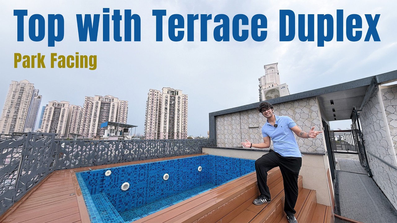 Top With Terrace Duplex In Gurgaon | 500 Sq Yards | Phase 4 | Swimming pool