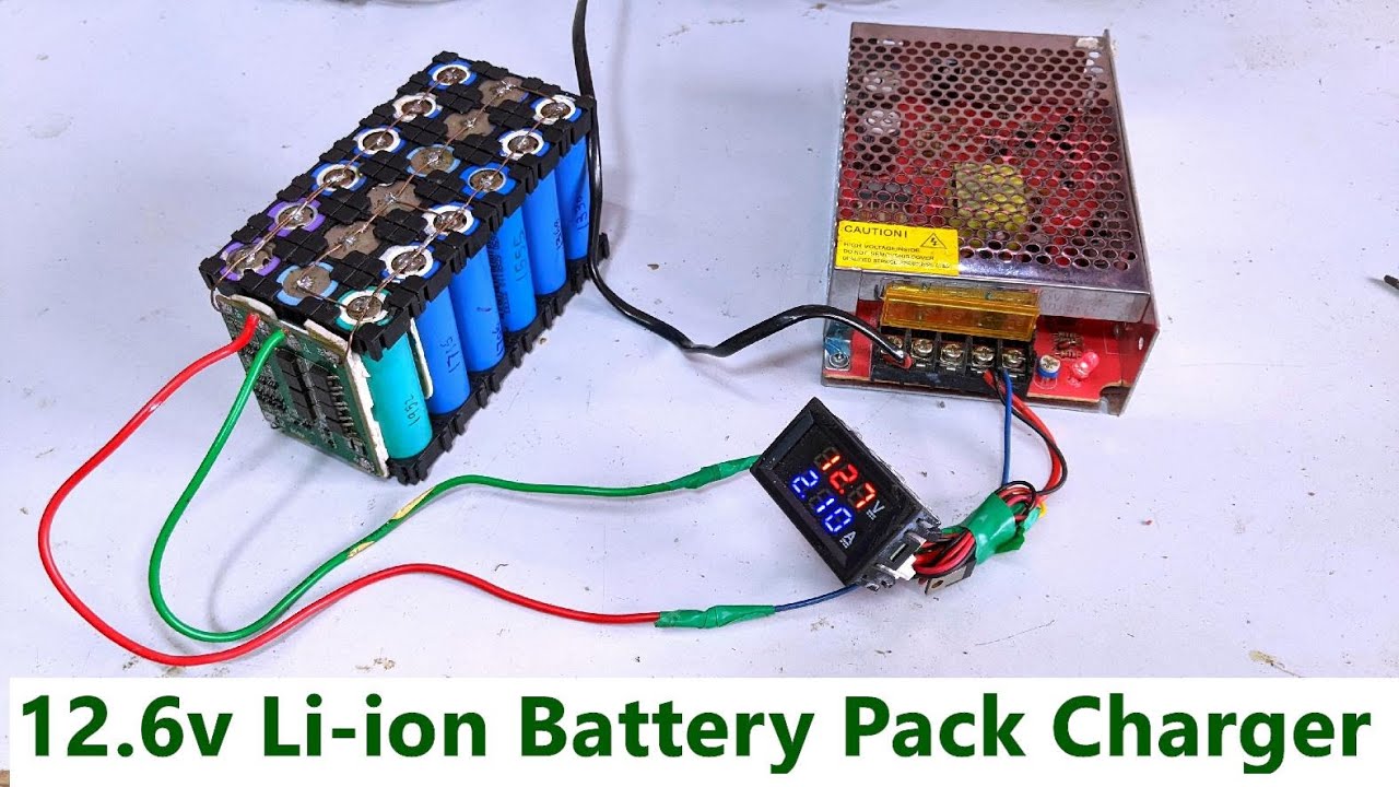 Make a 12.6v Li-ion Battery Pack Charger Using a 12v 5A SMPS | POWER GEN