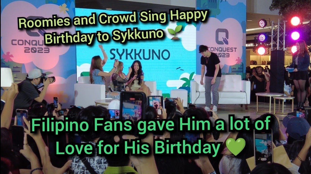 Roomies & Crowd Sing Happy Birthday to Sykkuno #sykunno #conquest2023 #roomies #offlinetvandfriends