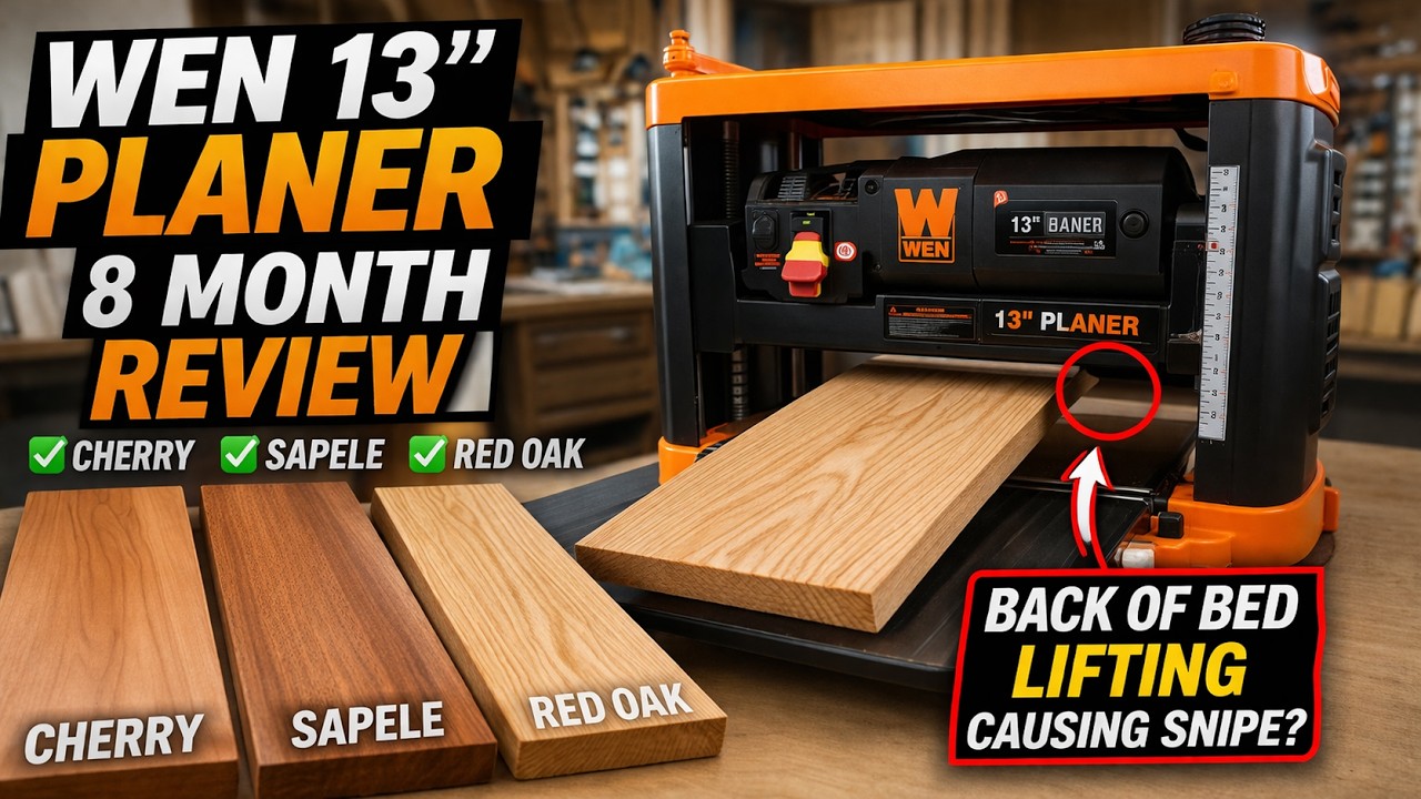 &bull; &ldquo;WEN 13&rdquo; Planer Review (8 Months Later) &ndash; Why Am I Still Getting Snipe?&rdquo;