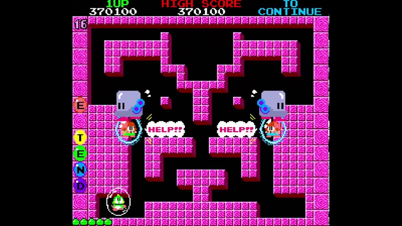 Bubble Bobble Arcade Gameplay - Level 1 - 35 (720p) 25 Minutes of Madness!