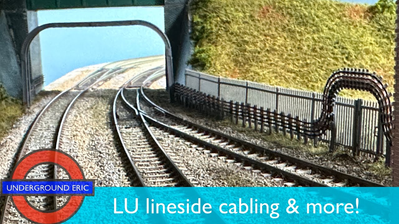 London underground model railway 3D printed details by Timbscale