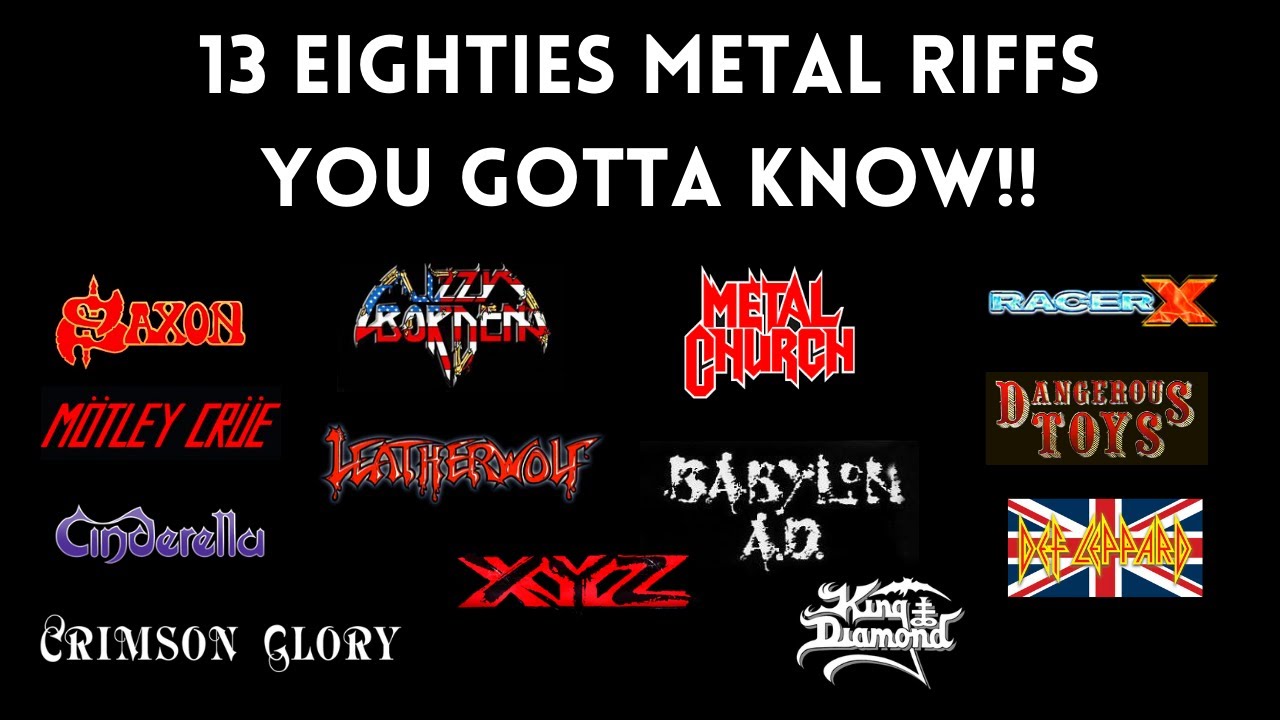 13 Eighties Metal Riffs You Gotta Know!