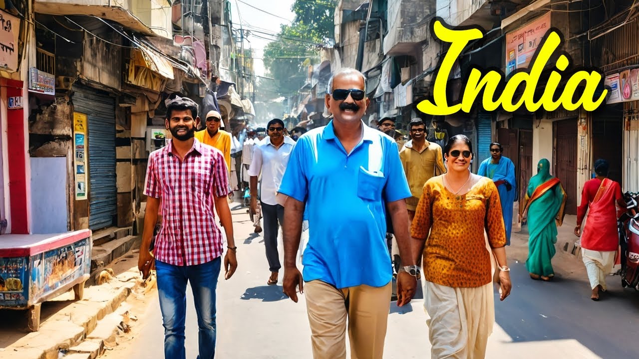 🇮🇳 Sunny Day Walk in Hyderabad, India 4K | Exploring Vibrant Streets, Local Life & Culture