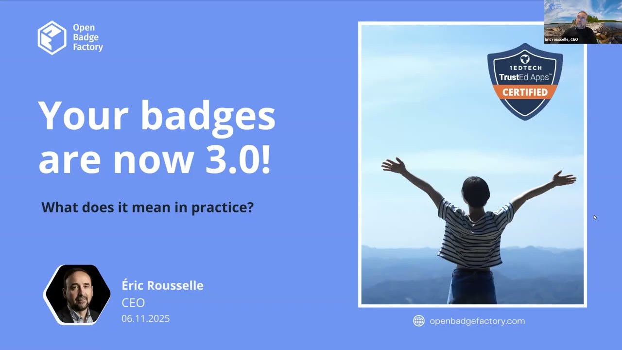 OBF Academy - Open Badge 3.0: What’s New