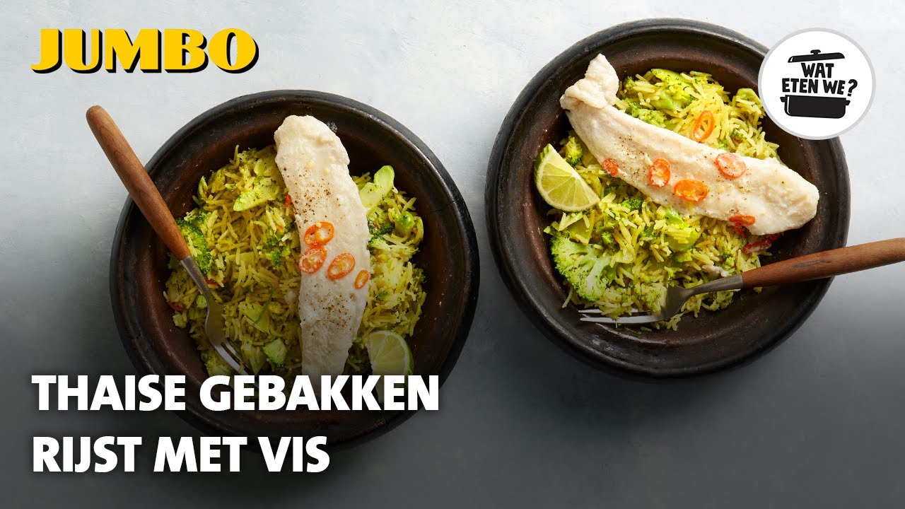 Wat eten we? Thaise gebakken rijst met vis
