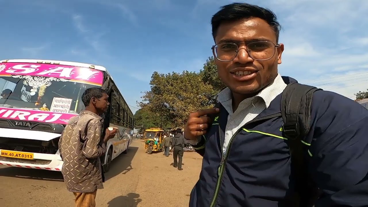 Nagpur To Gadchiroli || Full Bus Journey by Private bus || 180km