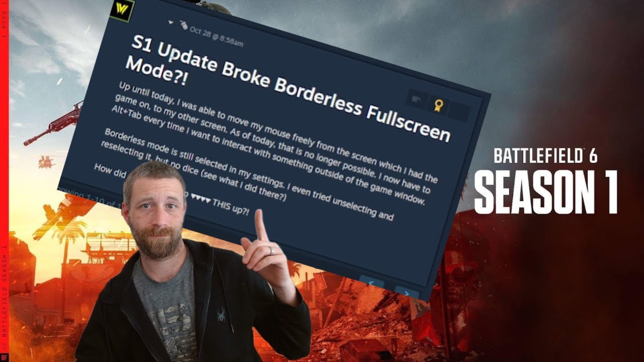 Battlefield 6 Season 1 update broke an important PC feature.#battlefield6 #dice #fixnow