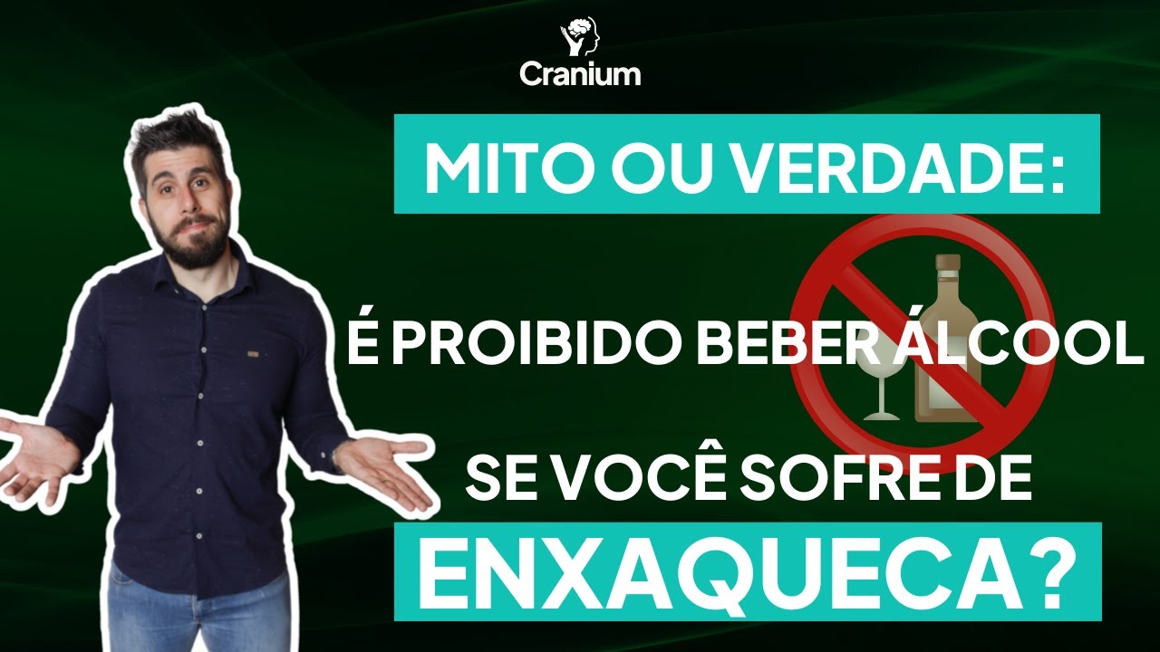 Mito ou verdade: é proibido beber álcool se você sofre de enxaqueca?
