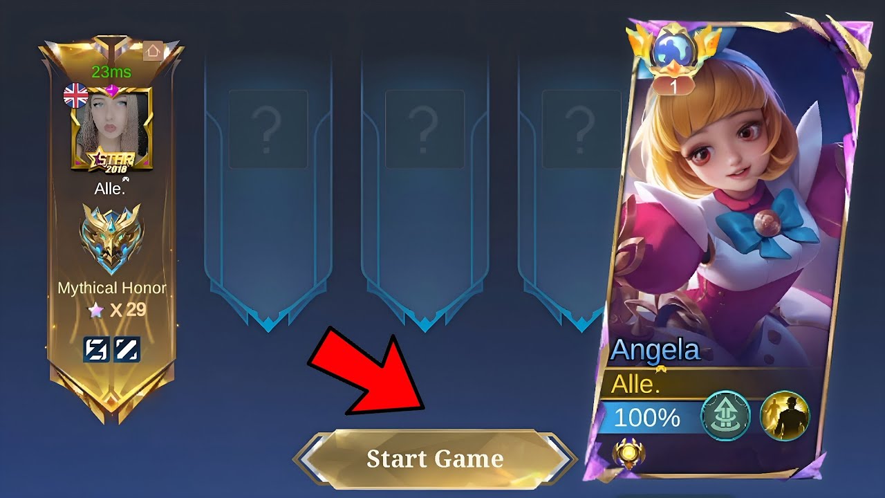 TOP GLOBAL ANGELA SOLO RANK GAMEPLAY NO EDIT / CUT 🌸