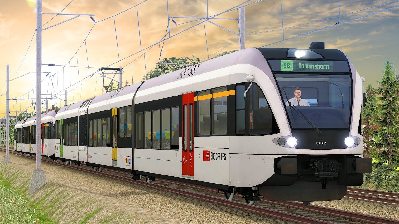 BODENSEEBAHN: Schaffhausen - Kreuzlingen & Rivet Games | TRAIN SIMULATOR 2020 | Schneechaos – JTG