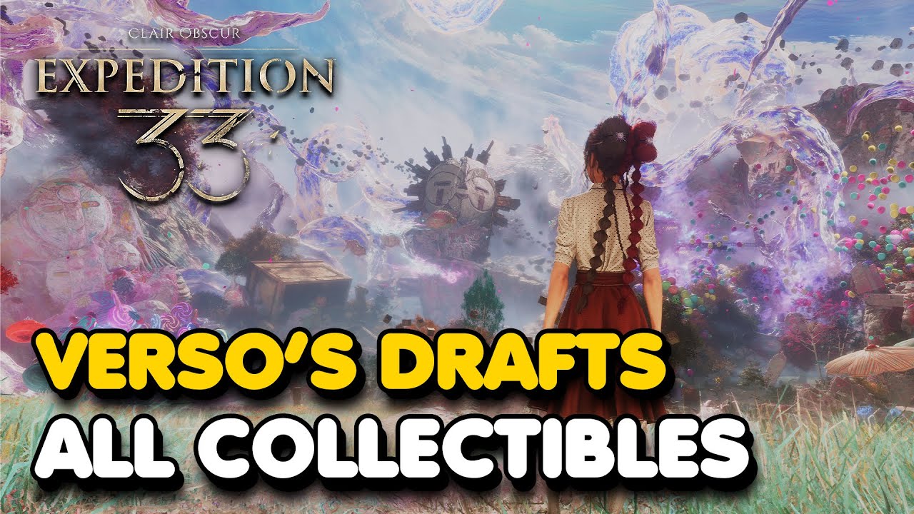 Clair Obscur: Expedition 33 - Verso's Drafts 100% All Collectibles (Weapons, Pictos, Outfits, etc..)