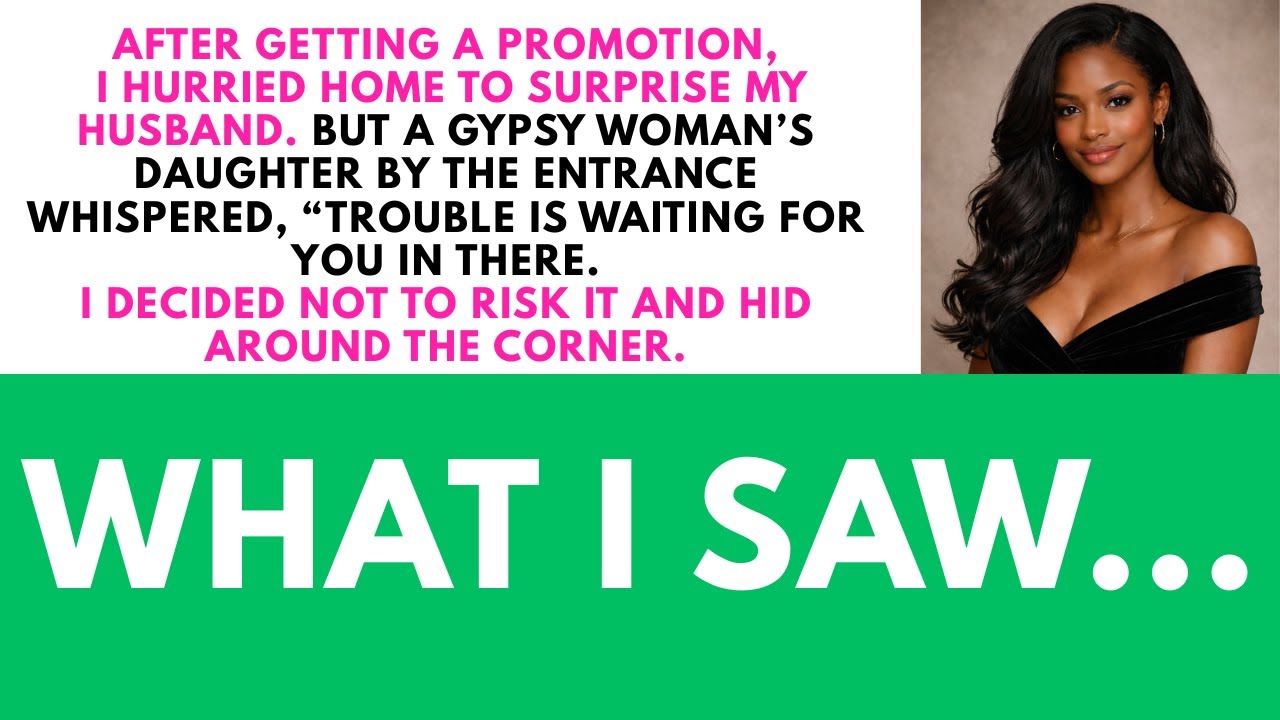 “Don’t go home — there’s trouble there!” the gypsy woman whispered. My husband walked out with…