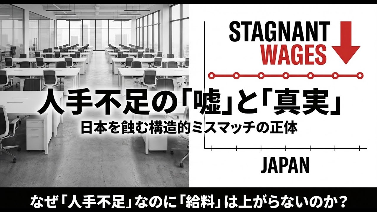 人手不足の「嘘」と「真実」〜日本を蝕む構造的ミスマッチの正体〜