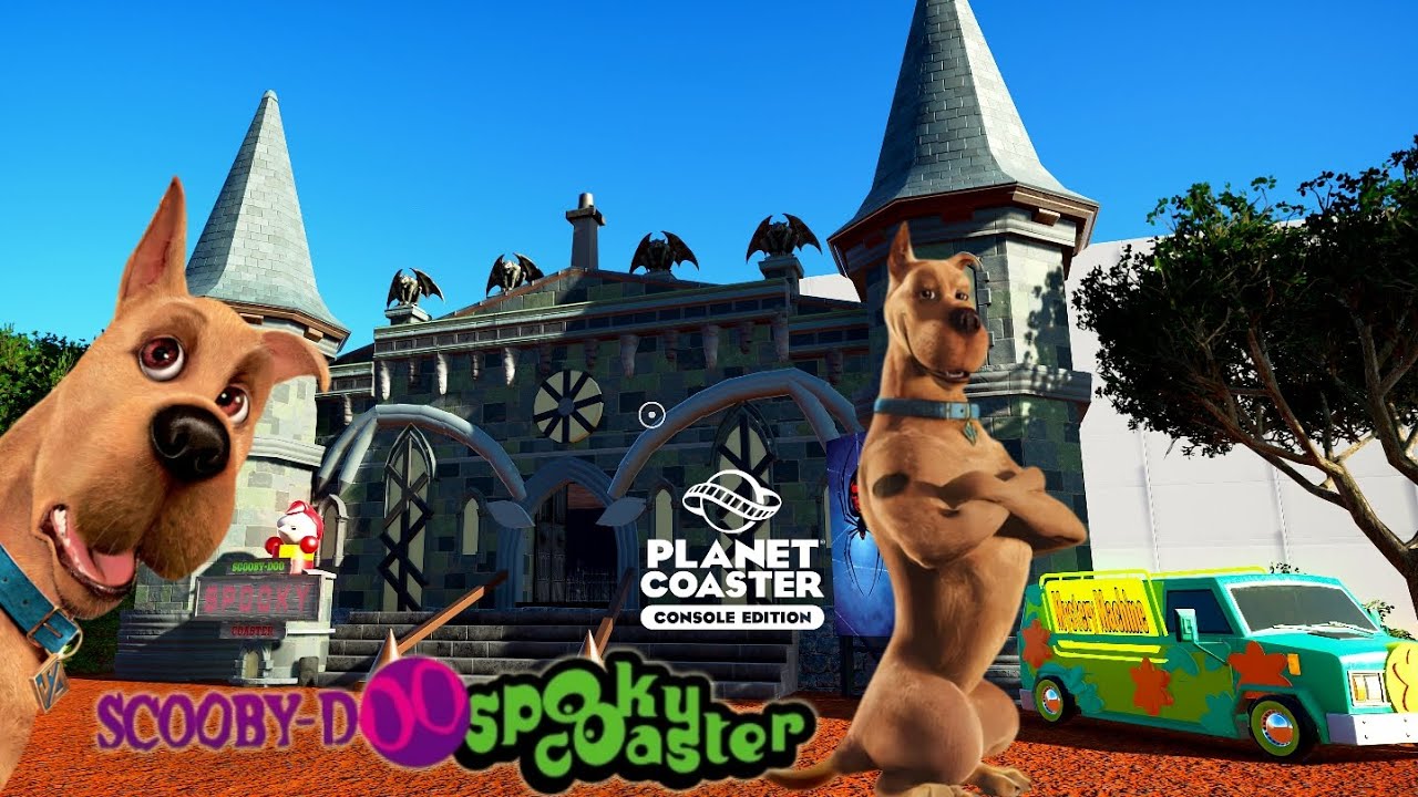🎢👻SCOOBY-DOO SPOKY COASTER MOVIE WORLD HOLLYWOOD PLANET COASTER⚔️⛓️🪘