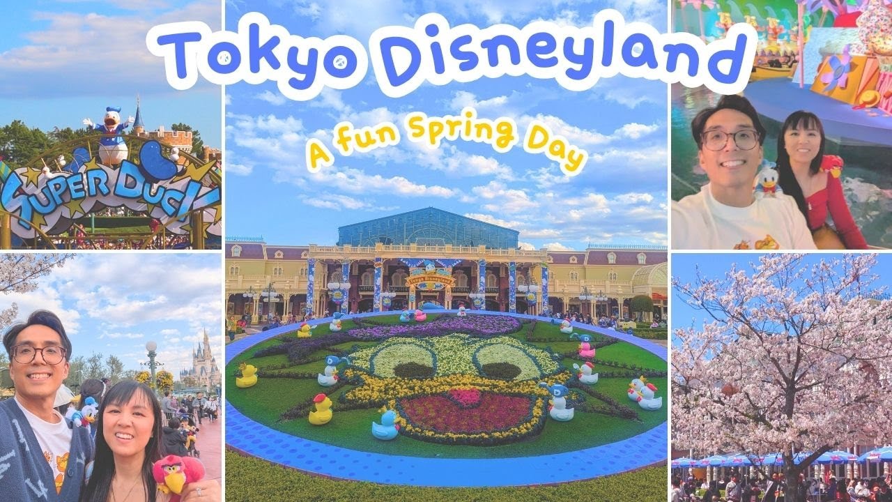 tokyo disneyland vlog // everything we did + donald duck event, rides, food, churros & attractions