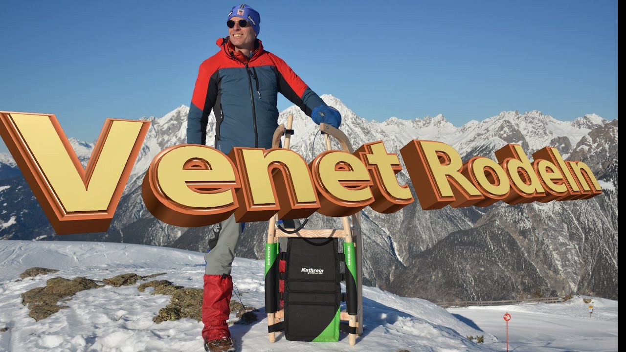 Rodeln VENET 4,5 km Tirol, DER ALPENRODLER Rolf Majcen