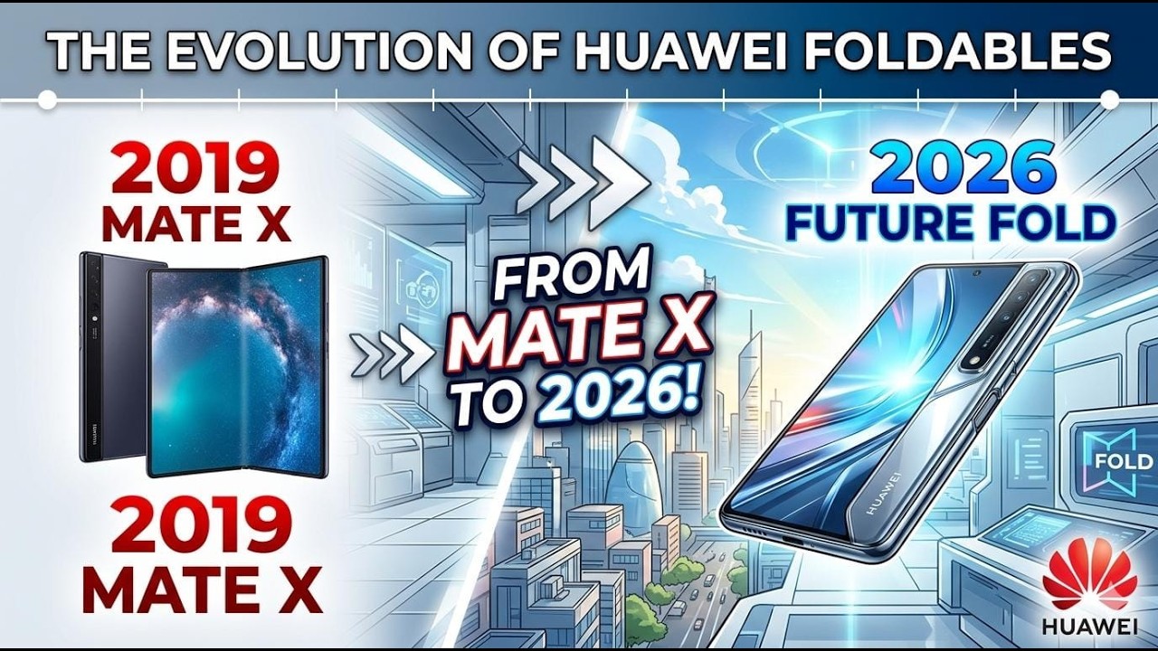 Эволюция складных смартфонов Huawei: с 2019 по 2026 год!