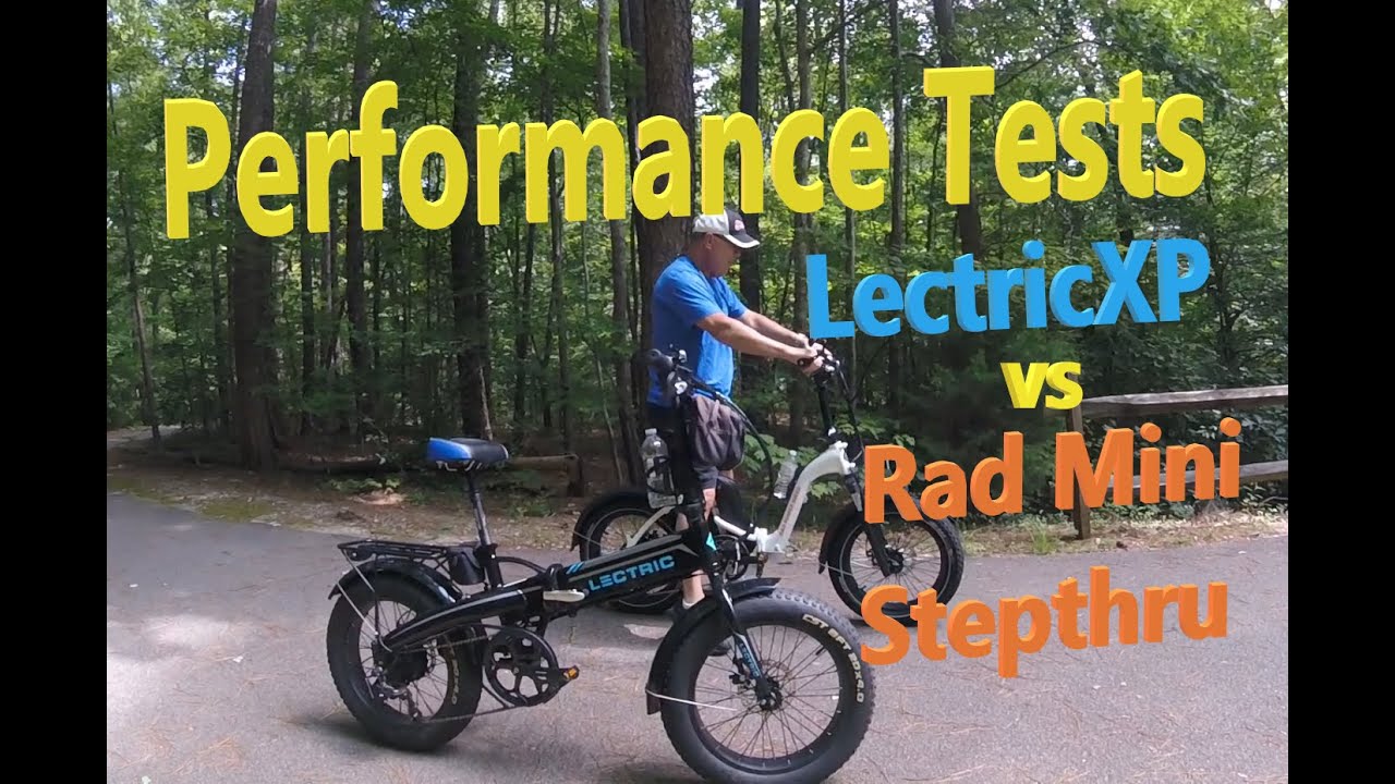 LectricXP vs Rad Mini Comparison Part 2 - Performance