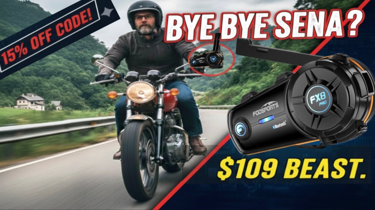 Best Budget Motorcycle Bluetooth Intercom 2026? Fodsports FX8 Pro v2.1 Review