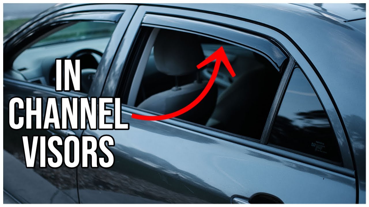 How to Install In Channel Window Visors on Toyota Corolla