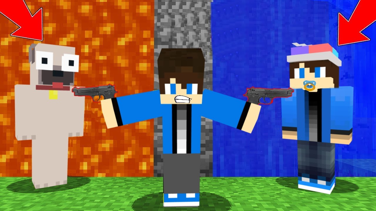 GYEREKEM VS KUTYÁM A MINECRAFTBAN!